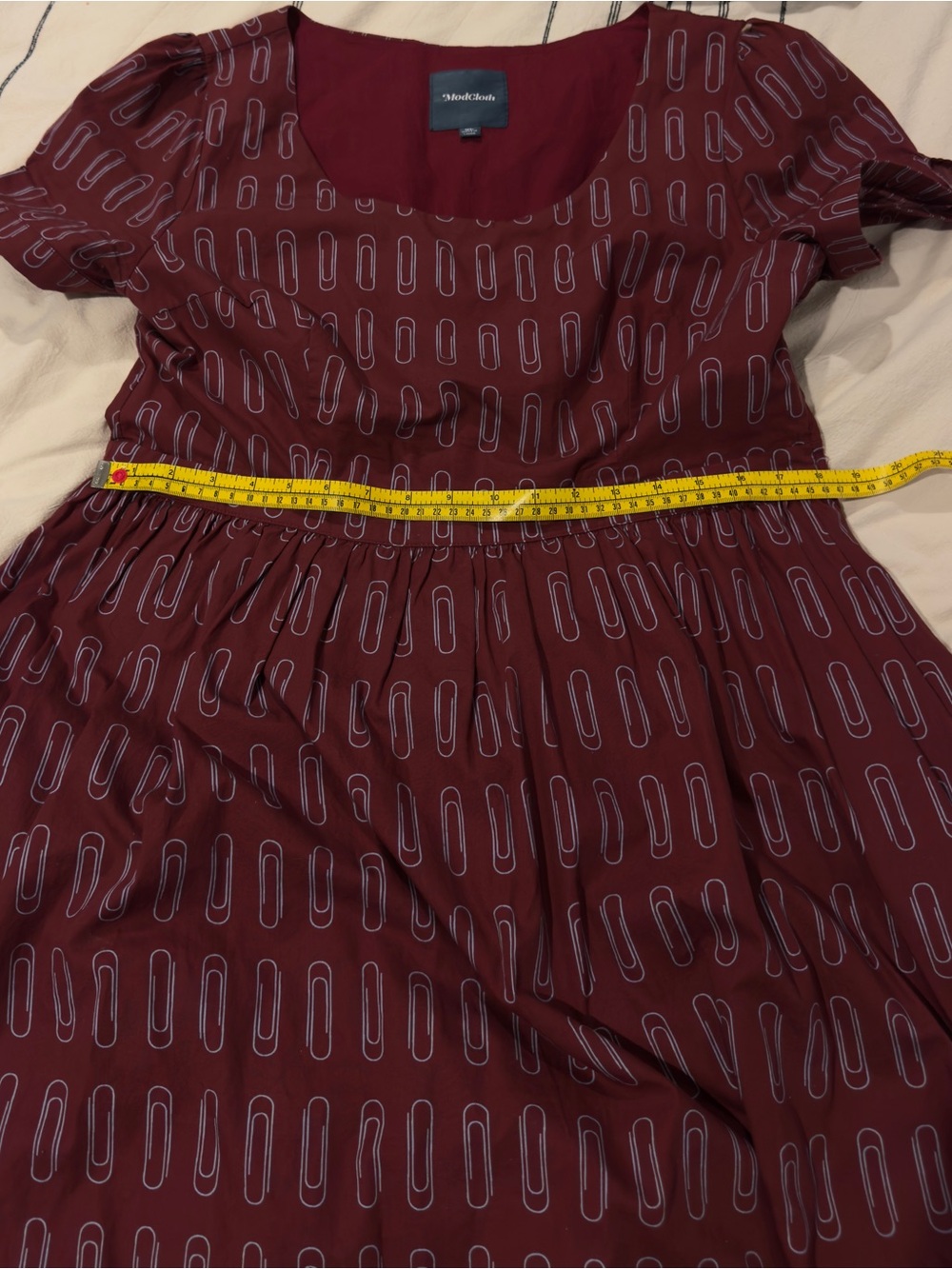 ModCloth paperclip dress size XL. Excellent condition. - Picture 2 of 3